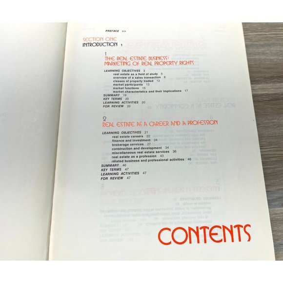 Fundamentals of Real Estate Textbook 1977 by Jerome Dasso - Picture 2 of 15